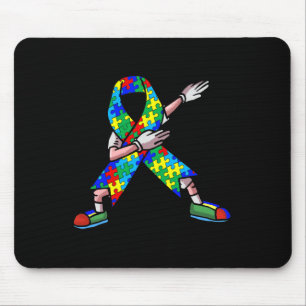 Tapis De Souris Autisme Sensibilisation Enfants Dabbing Pièce de P