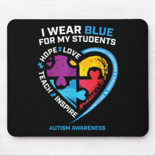 Tapis De Souris Autisme Teacher Chemises Hommes Femmes Enseignante