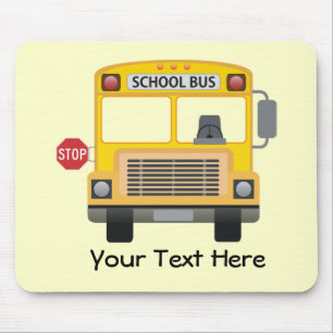 Tapis De Souris Autobus scolaire personnalisable