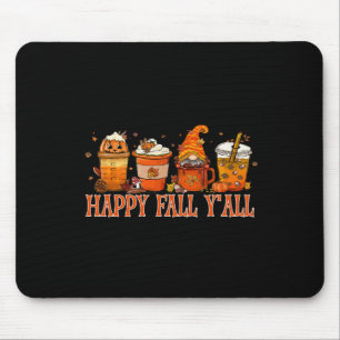 Tapis De Souris Automne Y'all Gnome Halloween
