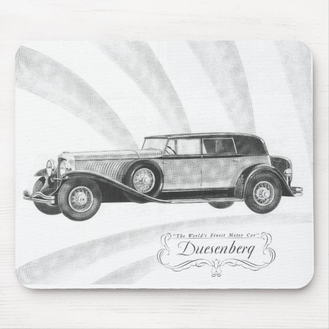 Tapis De Souris Automobile de Duesenberg (Devant)