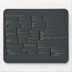 Tapis De Souris Autour bonjour du monde Mousepad
