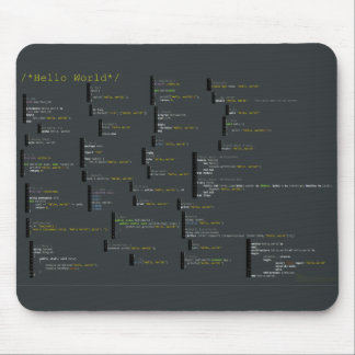 Tapis De Souris Autour bonjour du monde Mousepad