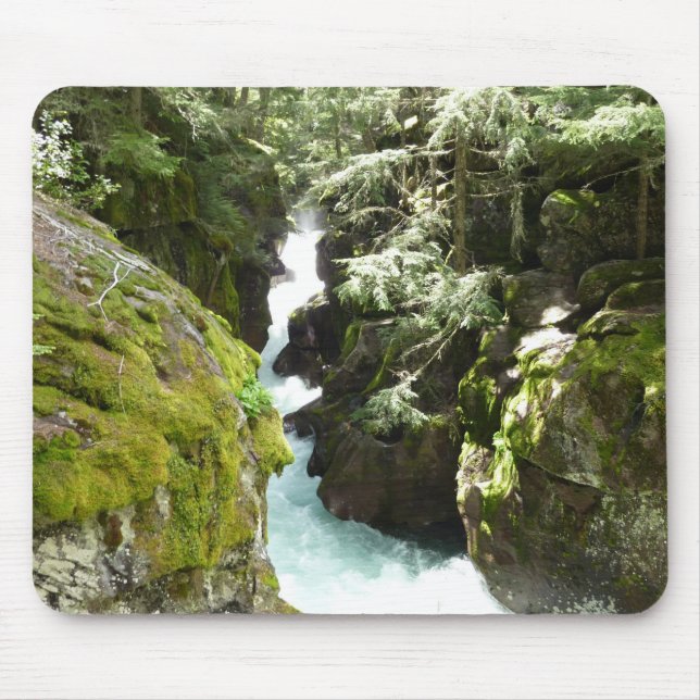 Tapis De Souris Avalanche Gorge II at Glacier National Park (Devant)