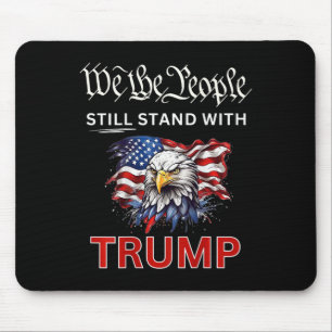 Tapis De Souris Avec Trump 2024, Nous, Le Peuple, En Avons Assez