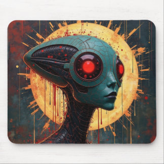 Tapis De Souris Avenger cosmique avec tête de pointy