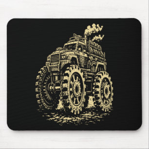 Tapis De Souris Aventure de camion monstre de l'Apocalypse