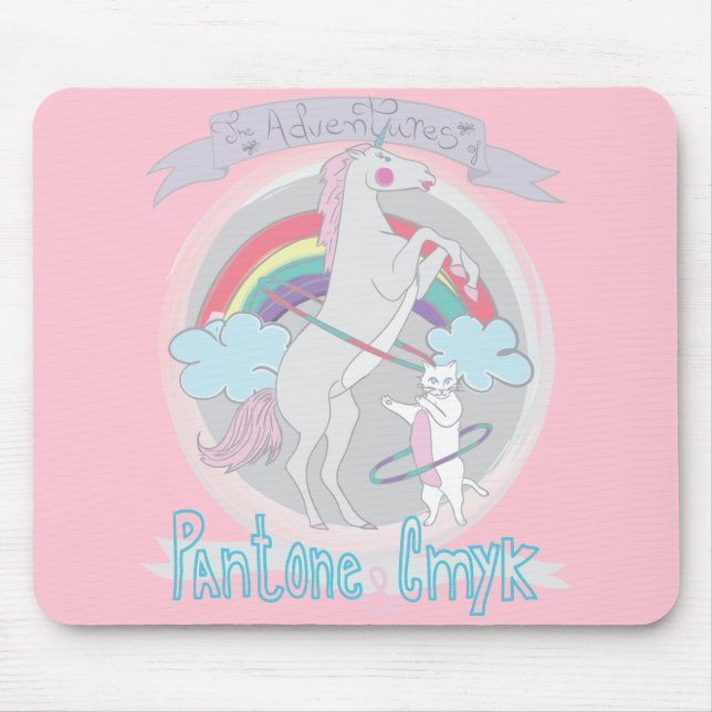 Tapis De Souris Aventures de Cmyk (Devant)