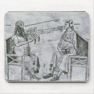Tapis De Souris Averroes dans la conversation avec le porphyre