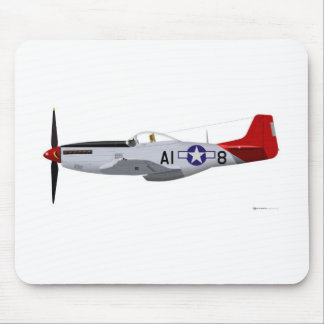Tapis De Souris Aviateurs nord-américains de Tuskegee de mustang