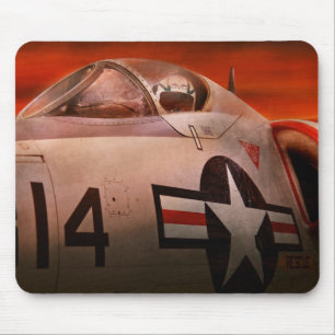 Tapis De Souris Avion - Pilote - Armée de l'air - Vas-y Tiger