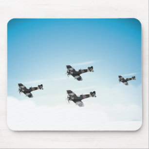 Tapis De Souris Avion Vintage