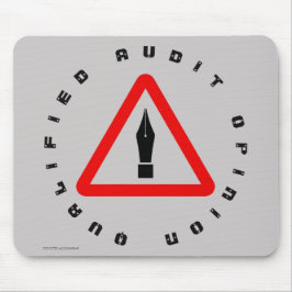 Tapis De Souris "Avis de vérification admissible"