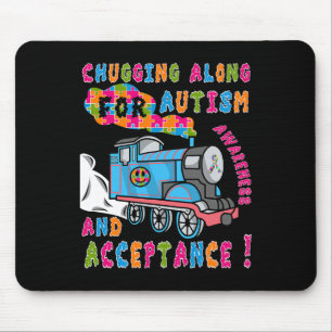 Tapis De Souris Avocat Acceptation Train Puzzle Cool Autisme Aware