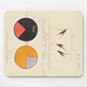Tapis De Souris avoine, 1920 par Hilma af Klint