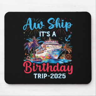 Tapis De Souris Aw Expédiez Son Voyage D'Anniversaire 2025 Cruise