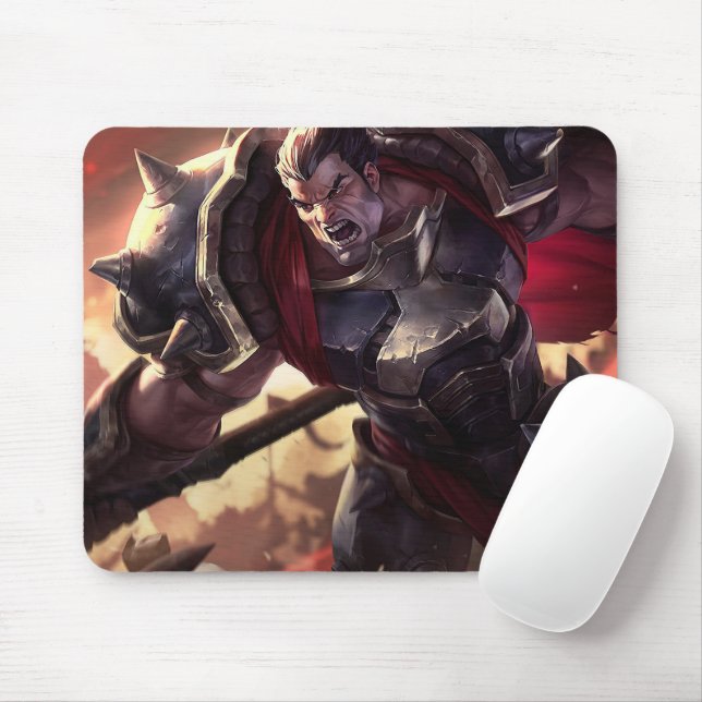 Tapis De Souris Ax Wielder Jeu Mousepad | Guerrier légendaire (Avec souris)