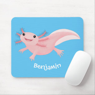 Tapis De Souris axolotl rose pâle