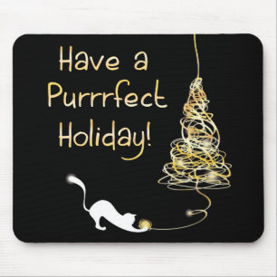 Tapis De Souris Ayez des vacances de Purrrfect
