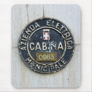 Tapis De Souris Azienda Electrica Municipale Cabina -Milano, Itali