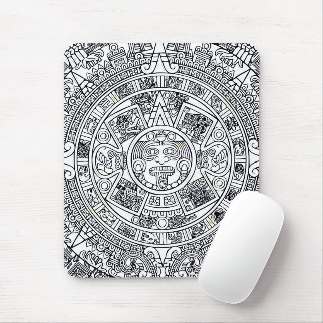 Tapis De Souris AZTEC OU MEXICA mexicaine Souris (Avec souris)