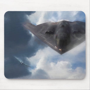 Tapis De Souris B-2 Bombardier furtif Bombardier