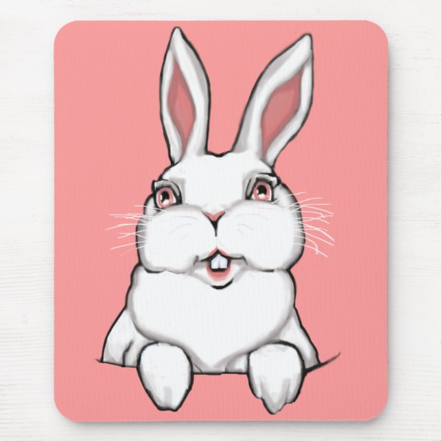 Tapis De Souris Baby Bunny Mousepad Festive Bunny Décorations (Devant)
