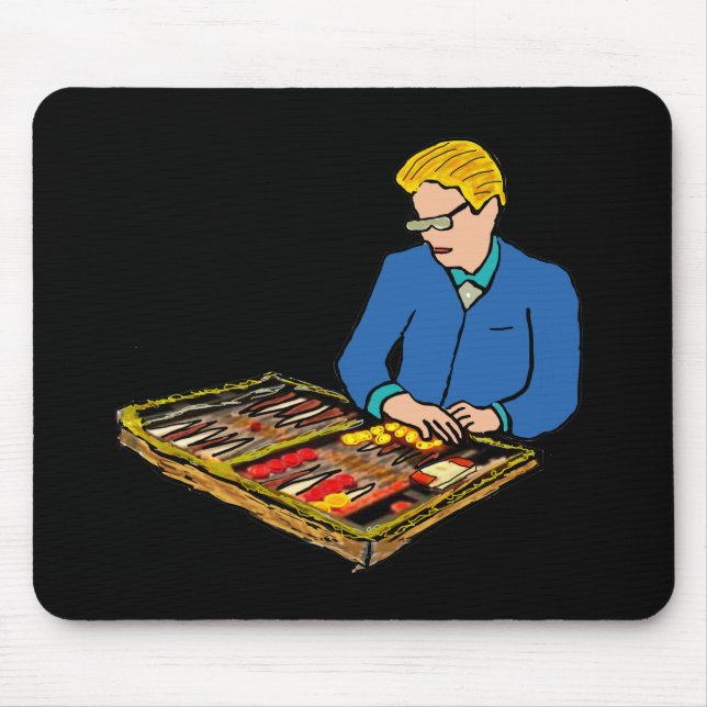 Tapis De Souris Backgammon (Devant)