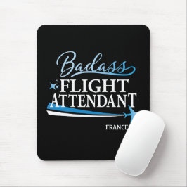 Tapis De Souris Badass agent de bord Personnaliser noir