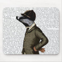 Badger The Rider Portrait
