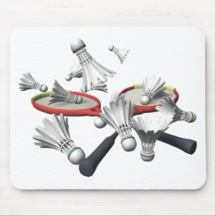 Tapis De Souris Badminton