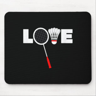 Tapis De Souris Badminton - Amour