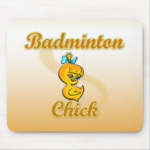 Tapis De Souris Badminton Chick