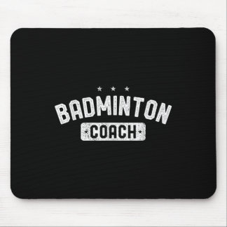 Tapis De Souris Badminton Coach Vintage Badminton 