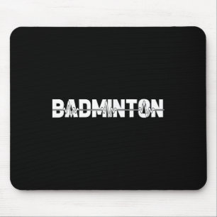 Tapis De Souris Badminton en navette - Joueur de terrain de raquet