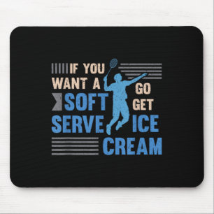 Tapis De Souris Badminton Player Soft Sert Badminton