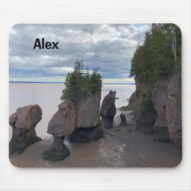 Tapis De Souris Baie de Fundy Mousepad. Personnalisez-le ! (Devant)