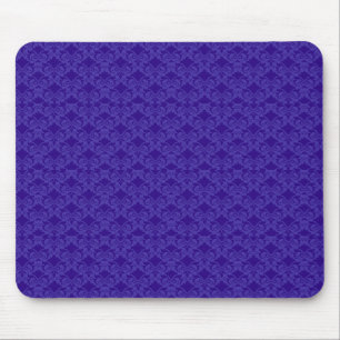 Tapis De Souris Baies bleu clair Damas