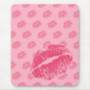 Tapis De Souris Baiser rose