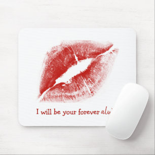 Tapis De Souris Baiser rouge à lèvres