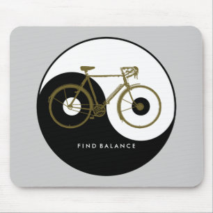 Tapis De Souris BALANCE / yin yang bicycle