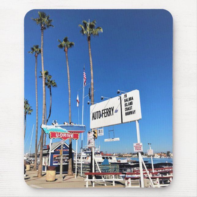 Tapis De Souris Balboa Island Ferry, Newport Beach, Californie (Devant)
