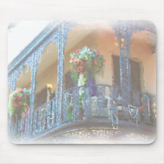 Tapis De Souris Balcon de la Nouvelle-Orléans (Devant)