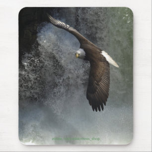 Tapis De Souris BALD EAGLE & WATERFALL Mousepad