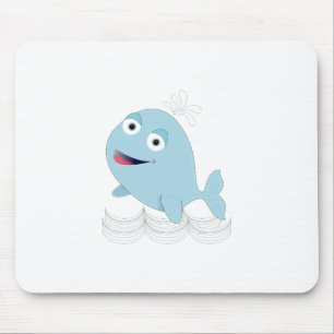 Tapis De Souris Baleine bleue