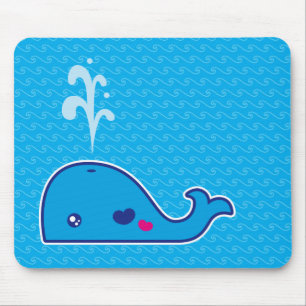 Tapis De Souris Baleine de Kawaii