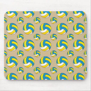 Tapis De Souris Balle de volley-ball en dessin