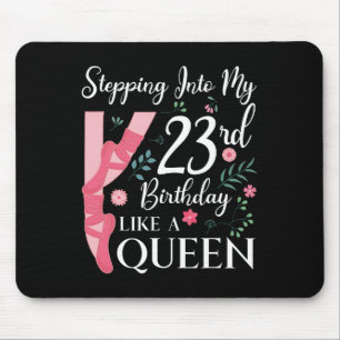 Tapis De Souris Ballerina 23e anniversaire Queen Ballet Dancing Ce