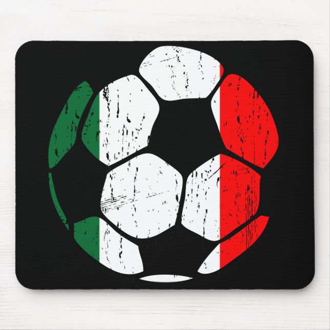 Tapis De Souris Ballon de football Mousepad de l'Italie (Devant)