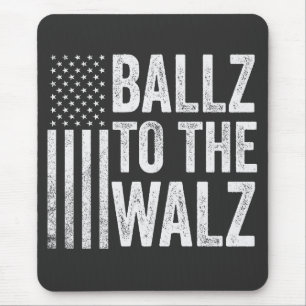 Tapis De Souris Ballz aux élections Walz Harris Walz 2024